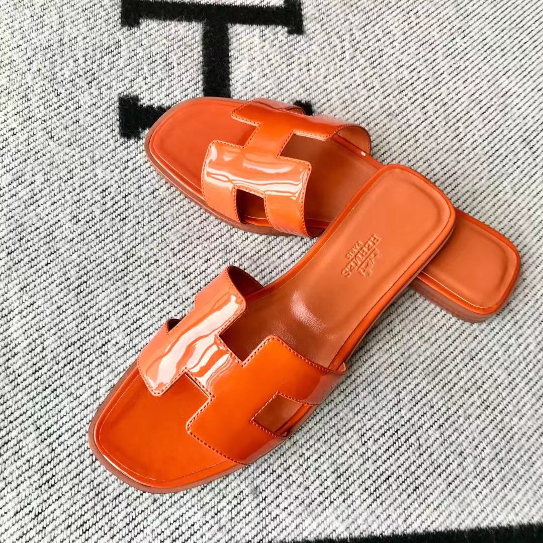 에르메스 올수공 오란 슬리퍼 샌들 페이던트 24